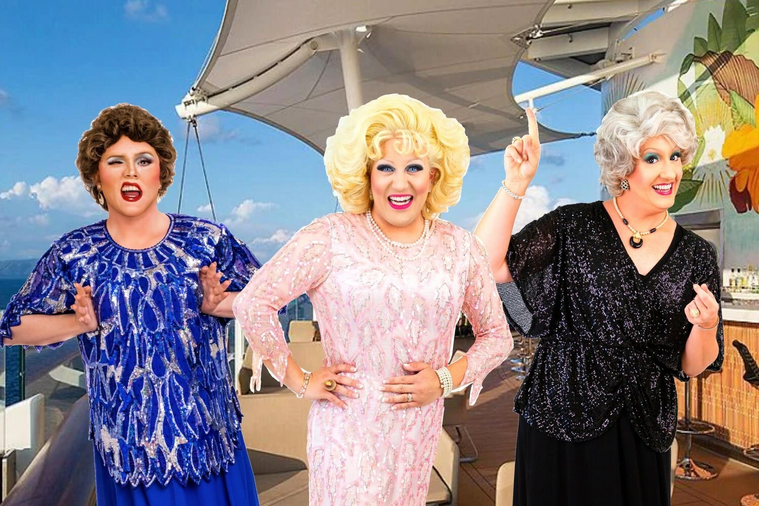Golden Fans at Sea featuring the Golden Gays (Photo Courtesy of Dream Vacations)