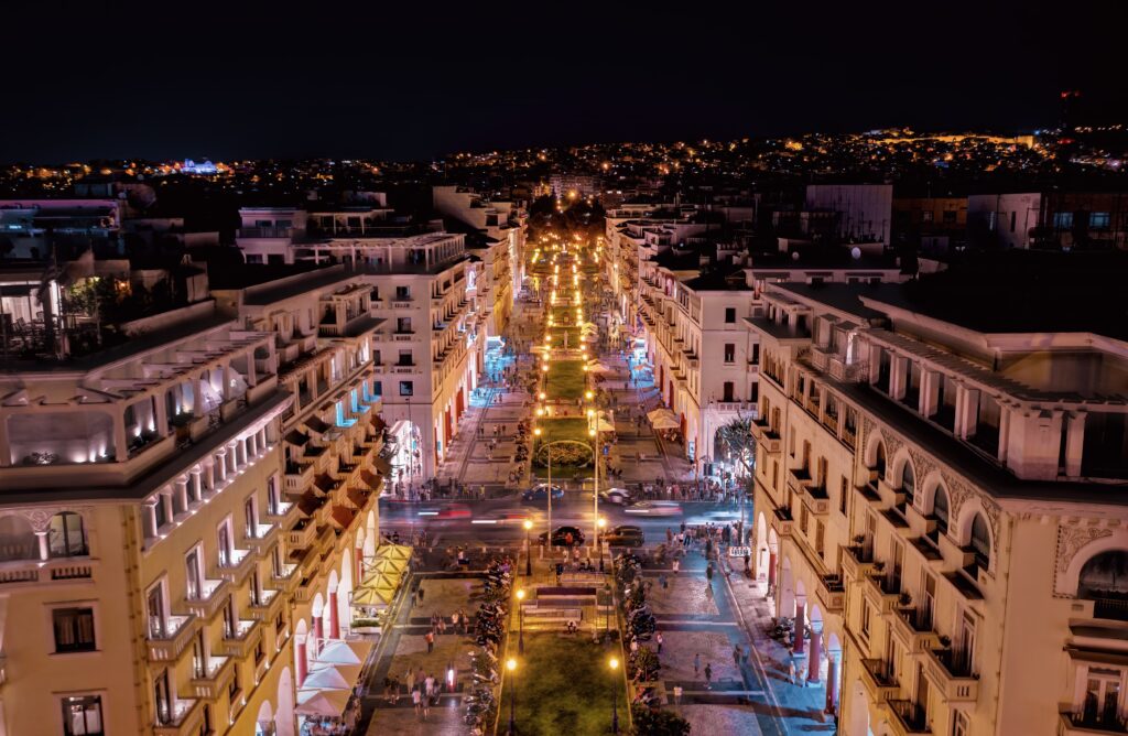 Aristotelous Street in Thessaloniki, Greece (Photo Credit: Visit Thessaloniki)