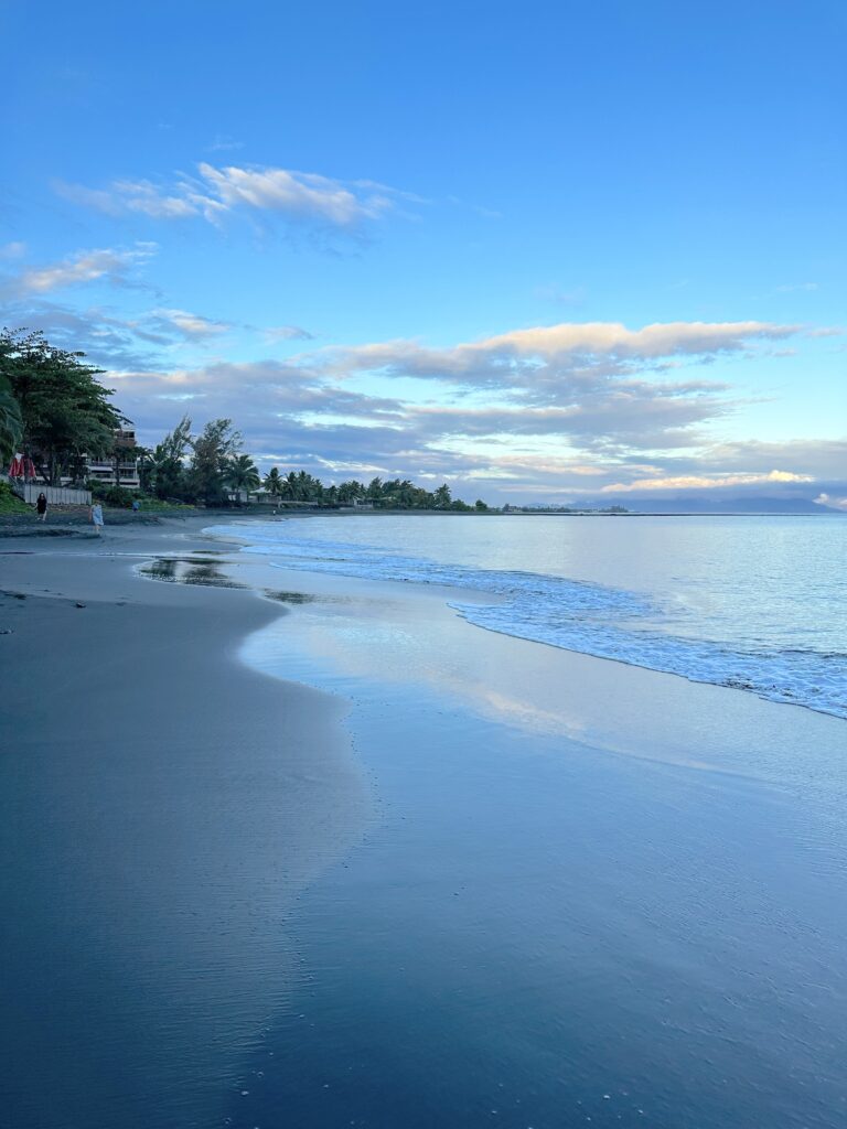 Black Sand Beach at Le Tahiti (Photo Credit: Jared Ranahan)