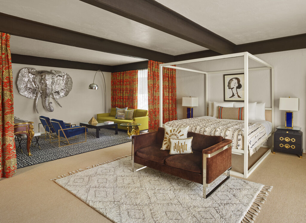 Gene Autry Master Bedroom (Photo Credit: Parker Palm Springs)