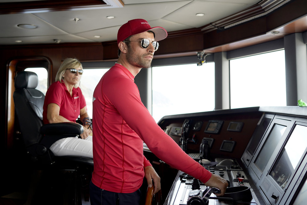 Captain Sandy Yawn and Luka Brunton (Photo Credit: Fred Jagueneau/Bravo)