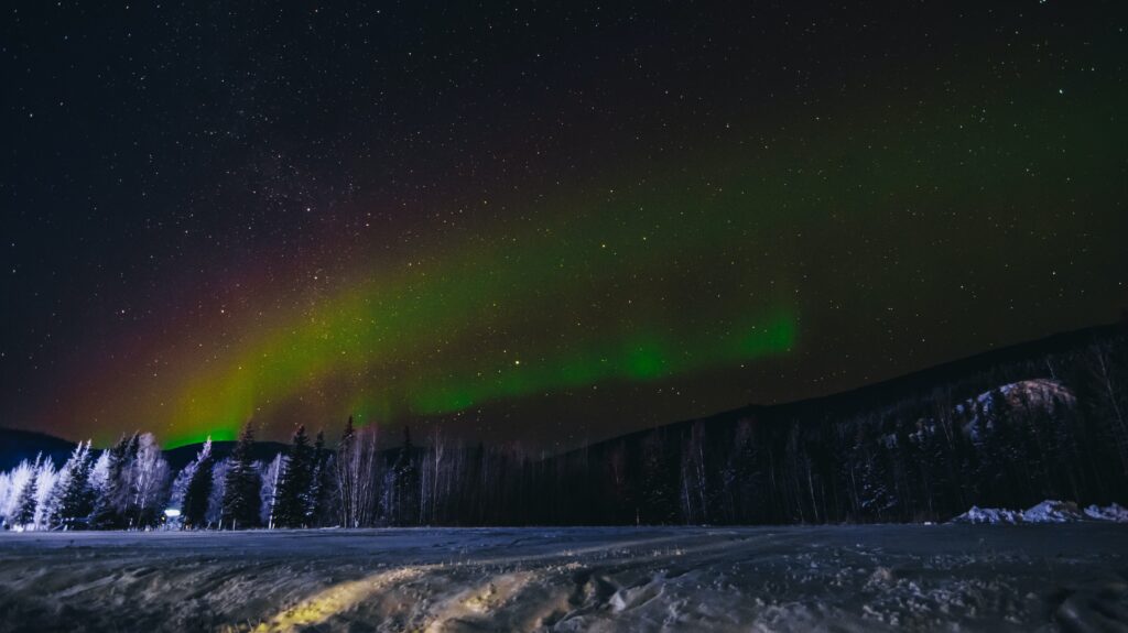 The Northern Lights in Fairbanks, Alaska (Photo Credit: Jo San Diego on Unsplash)