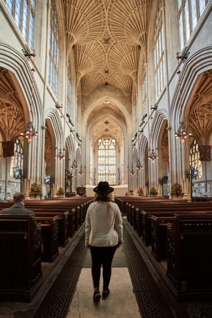 Bath Abbey and Tower in Bath, Somerset, England (Photo Credit: VisitBritain)