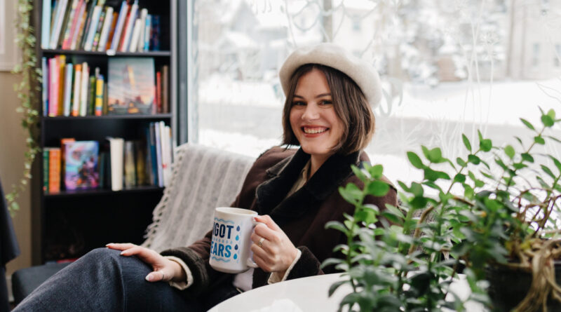 Courtney at Lotus Brew, a LGBTQ-owned coffee shop in Grand Rapids, Michigan (Photo Credit: Aly Zuiderveen)