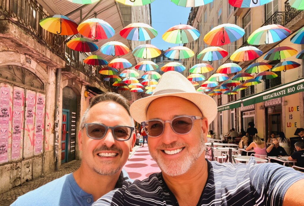 Keith Wein (right) with his husband Stefano Lorenzo (left) (Photo Credit: Keith Wein)