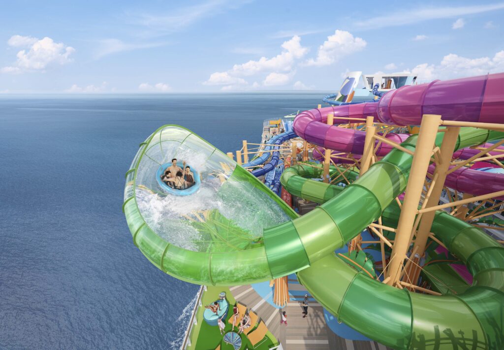 Storm Surge waterslide on Icon of the Seas (Photo Credit: Royal Caribbean International)