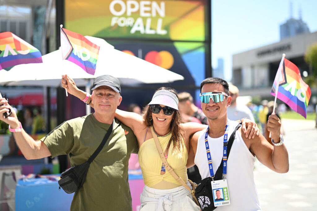 AO Pride (Photo courtesy of Australian Open)