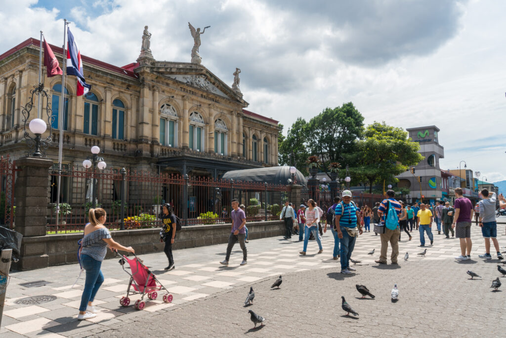 The Square near the National Theater of Costa Rica in San Jose (Photo Credit: iStock)
