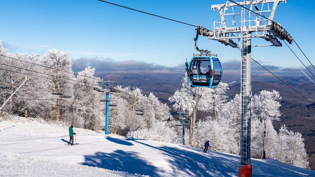 LGBTQ+ skiers will converge on Belleayre Mountain for the first NYS Pride Ski Weekend. (Photo Credit: Belleayre Mountain)