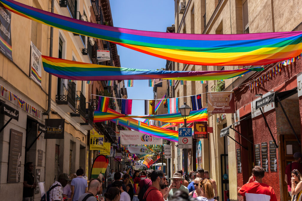 The Chueca gayborhood in Madrid (Photo Credit: Victor Lafuente Alonso)