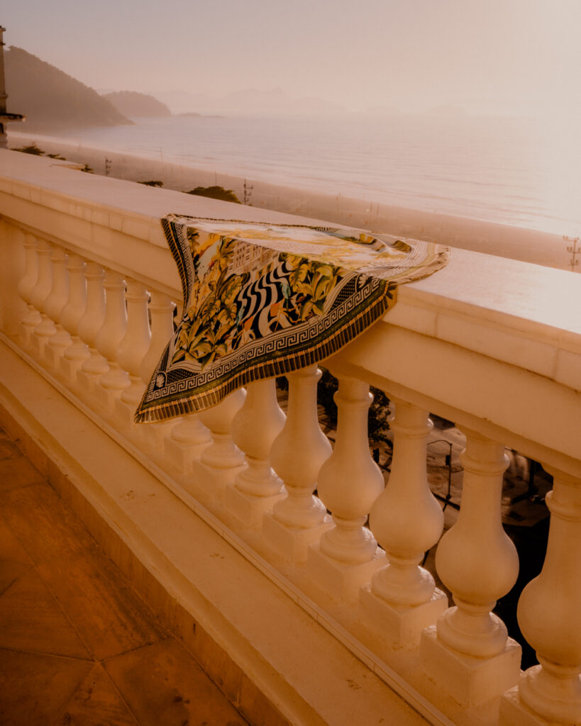 Copacabana Scarf by Penthouse Suite Balcony (Photo Credit: Pedro Perdigão)