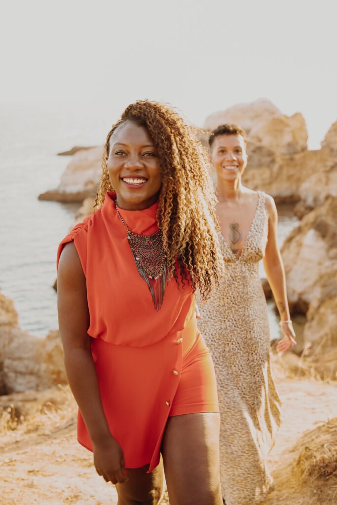 Aisha and Lexi in Algarve, Portugal (Photo Credit: Carolina Oversea Project)