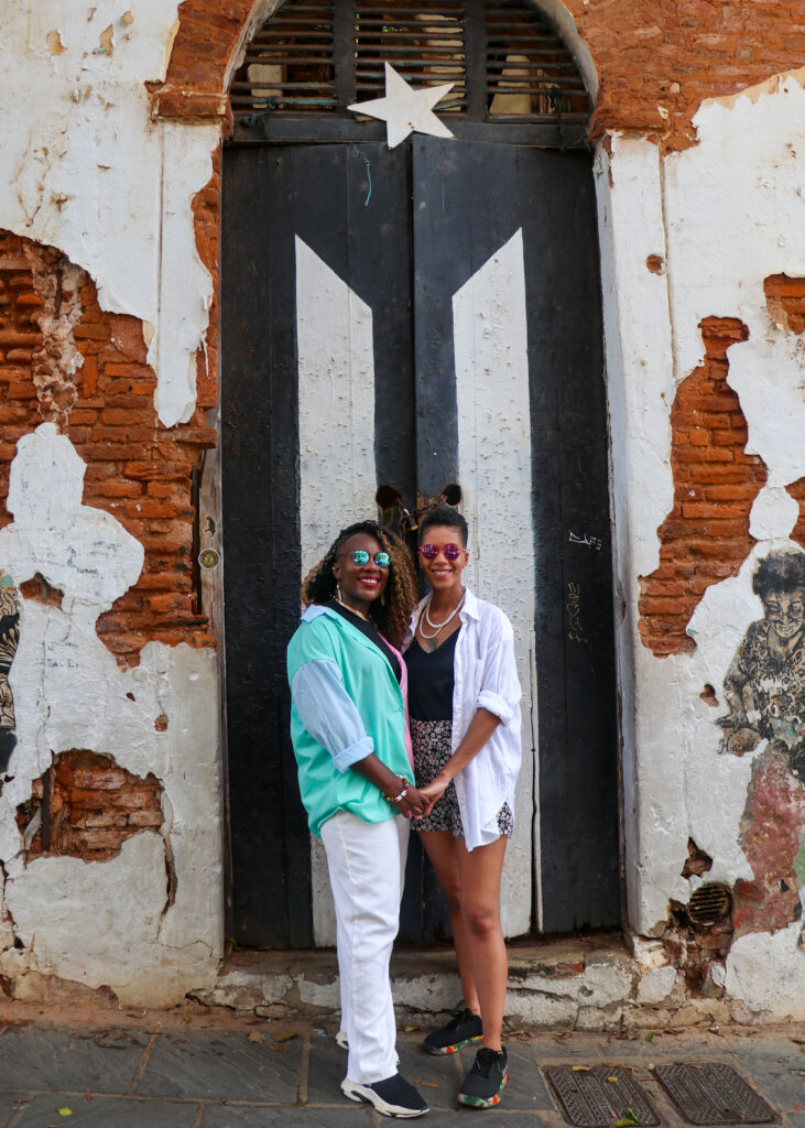 Aisha and Lexie in San Juan, Puerto (Photo Credit: @1942productions)
