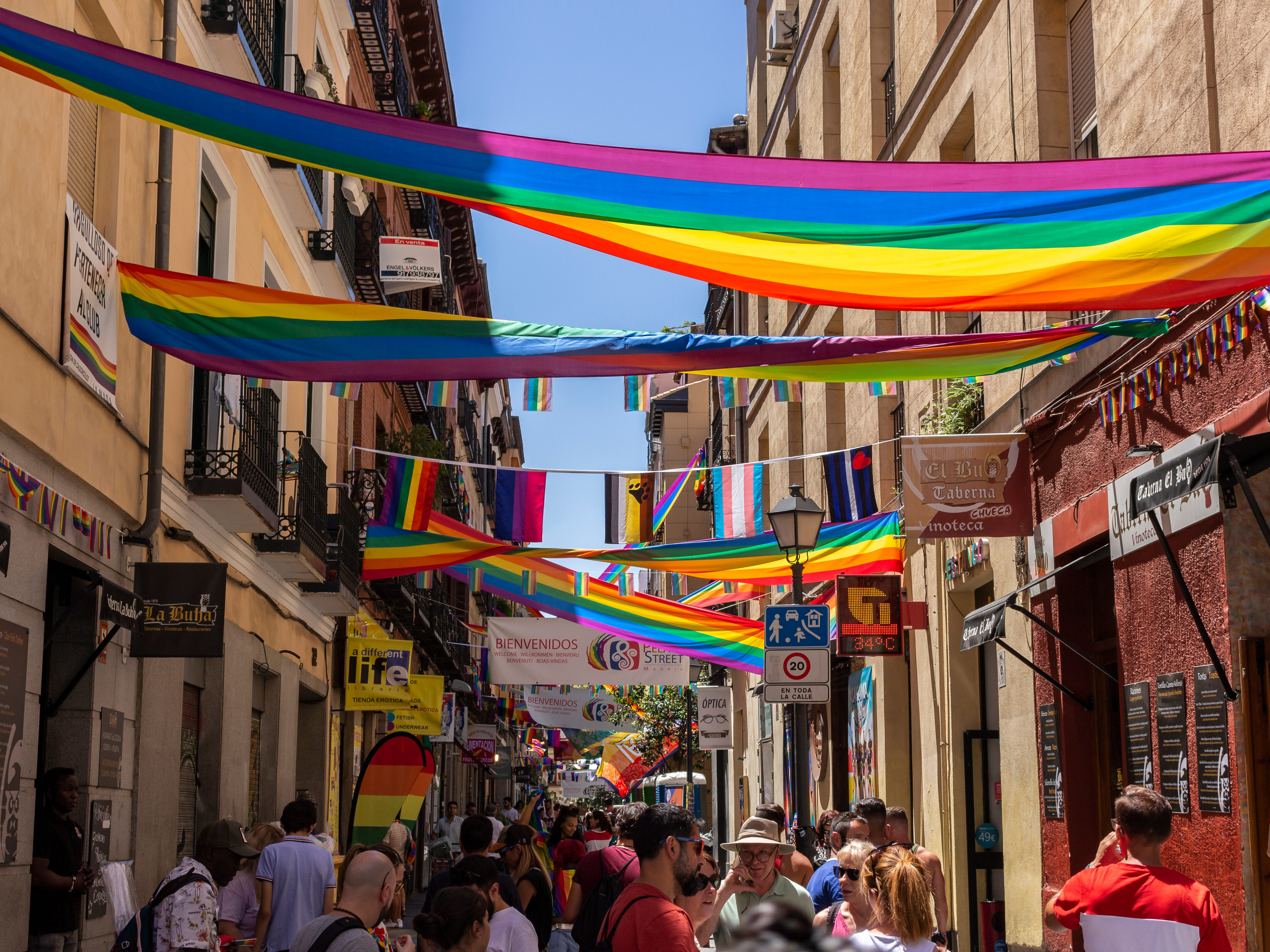 The Chueca gayborhood in Madrid (Photo Credit: Victor Lafuente Alonso)