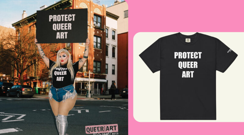 Drag Race Star Megami Takes a Stand With Queer|Art Limited Edition Tee