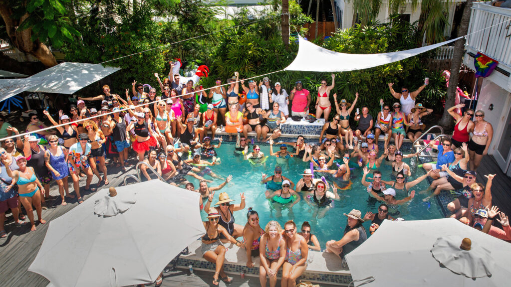 Womenfest 2024 Kat and Beth's Are You Wet Pool Party at Alexander's Guesthouse